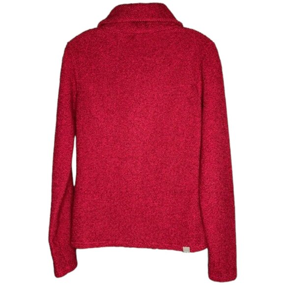 Bench Okehampton Textured Fleece Jacket - Raspberry - S - Picture 6 of 11